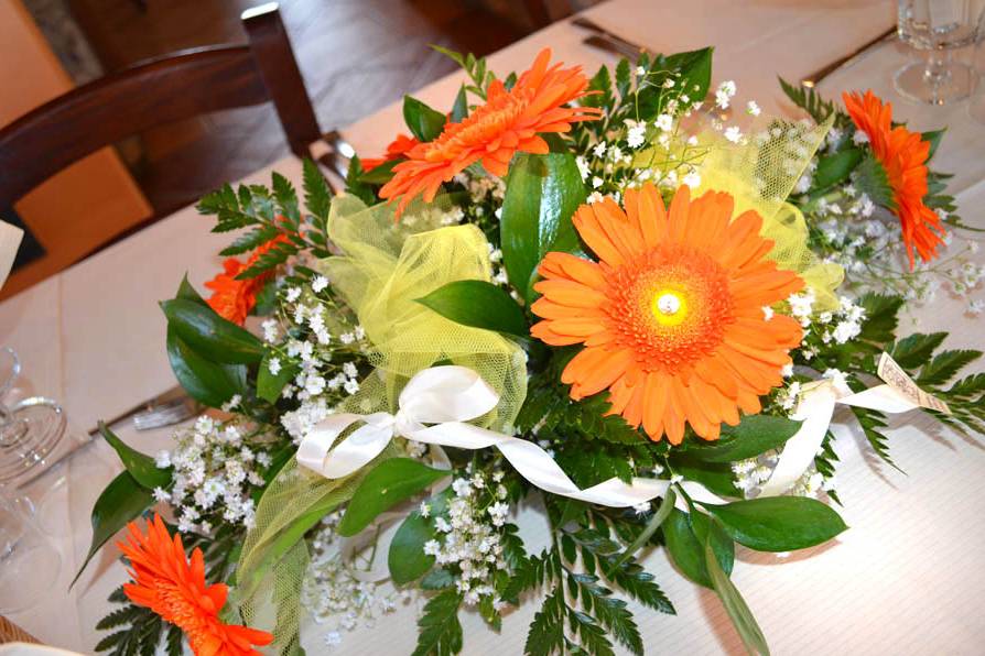 Matrimonio con gerbere