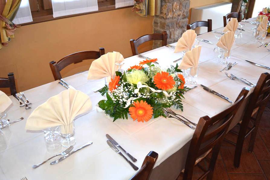 Centrotavola con gerbere