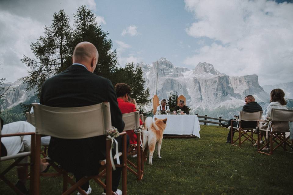 Matrimonio nelle Dolomiti