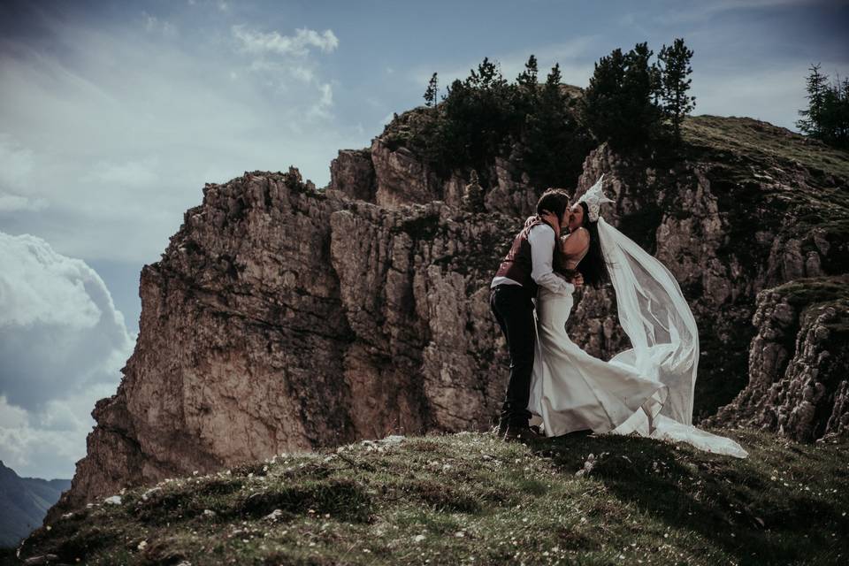 Matrimonio nelle Dolomiti