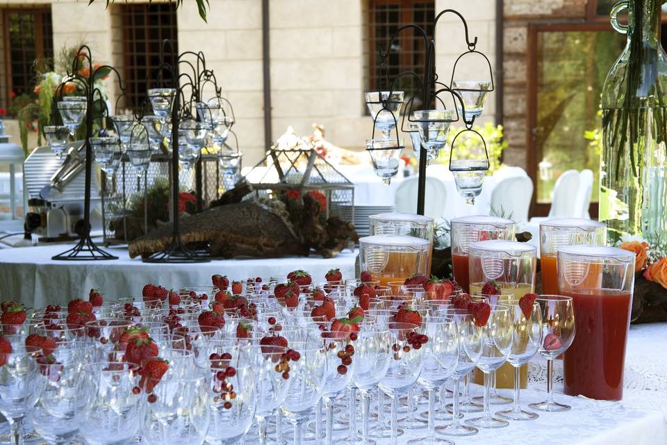 Aperitivo in giardino