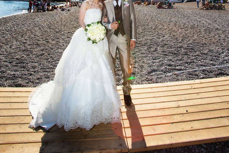 Wedding photo positano