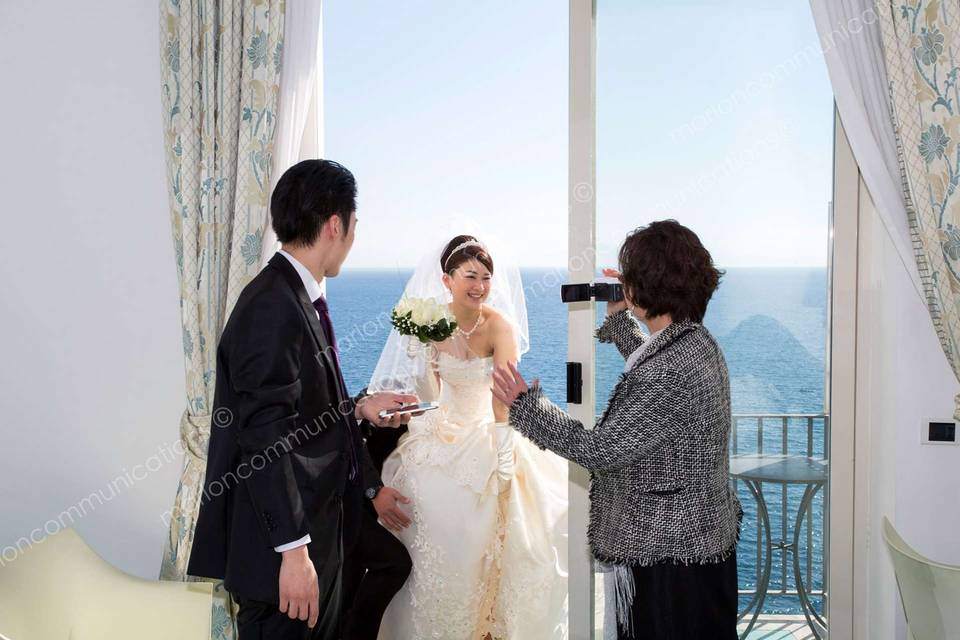 Wedding photo amalfi coast