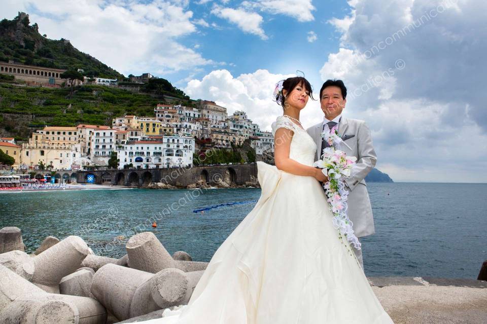 Wedding photo amalfi coast