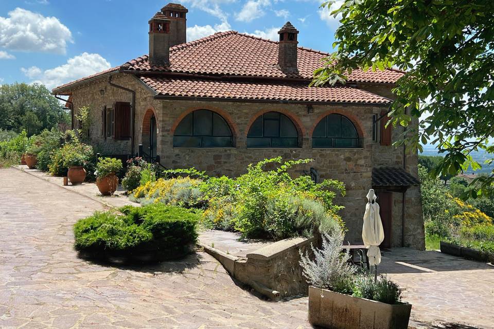 Villa from the outside