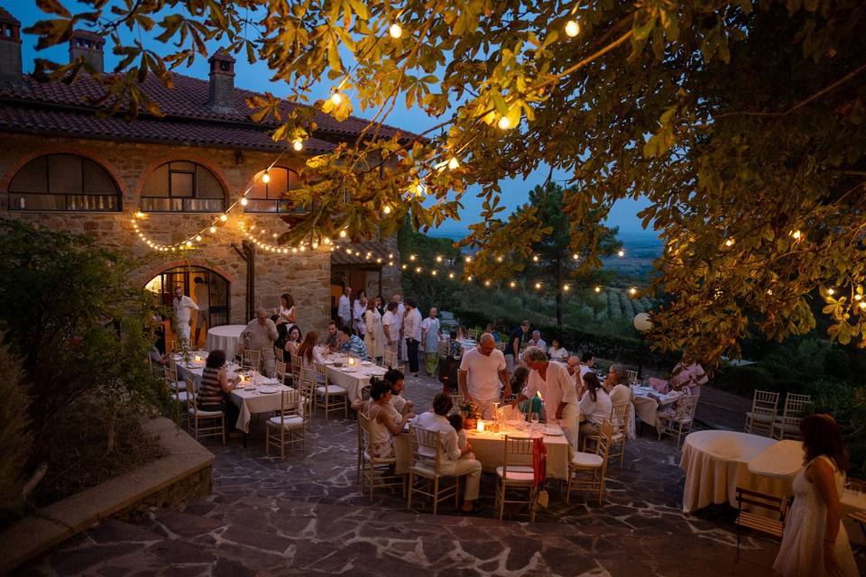 Wedding evening dinner