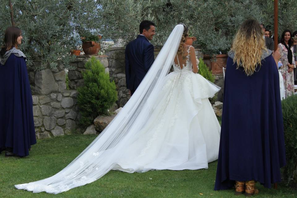 L'arrivo della sposa...