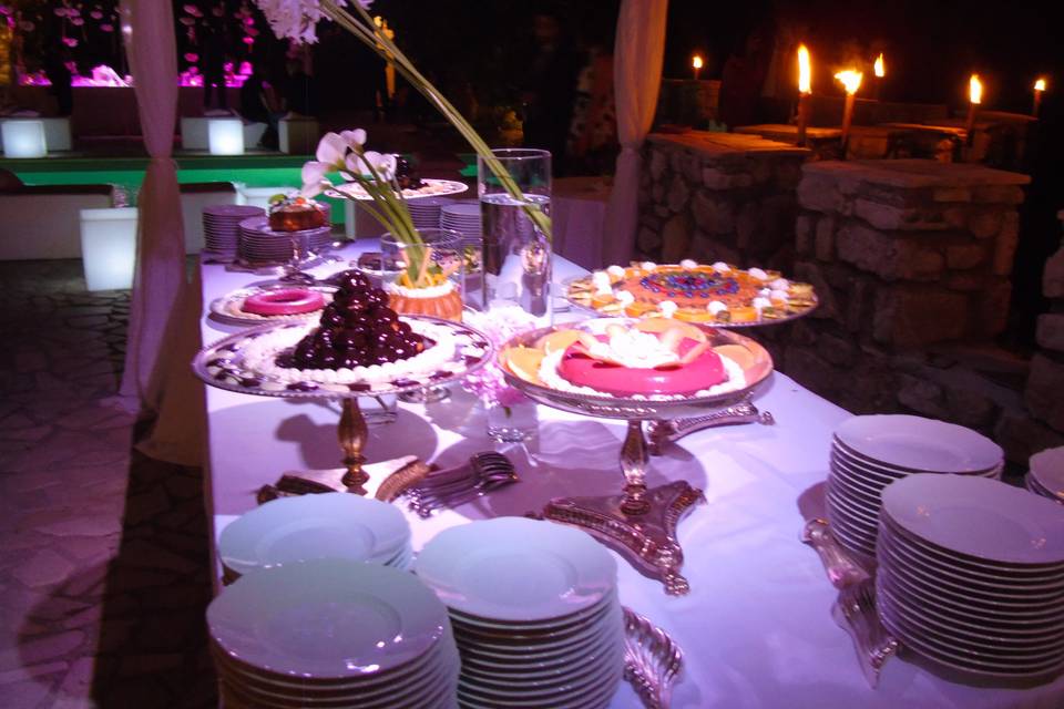 Allestimento buffet dolci