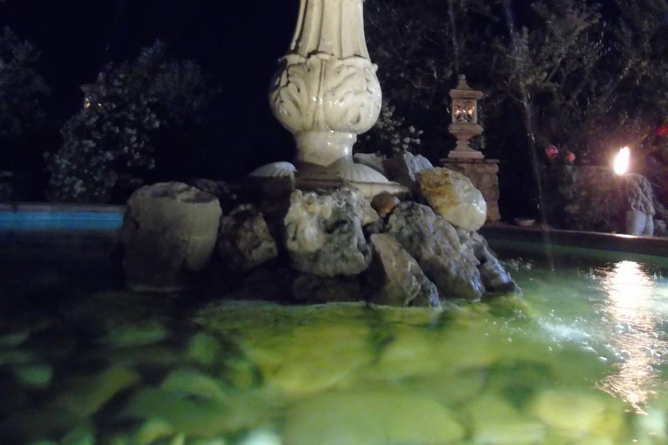 Fontana dei leoni - particolar