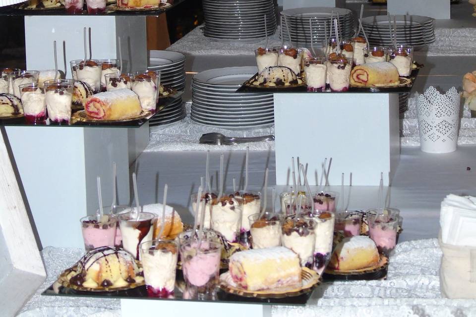 Elegante buffet dolci