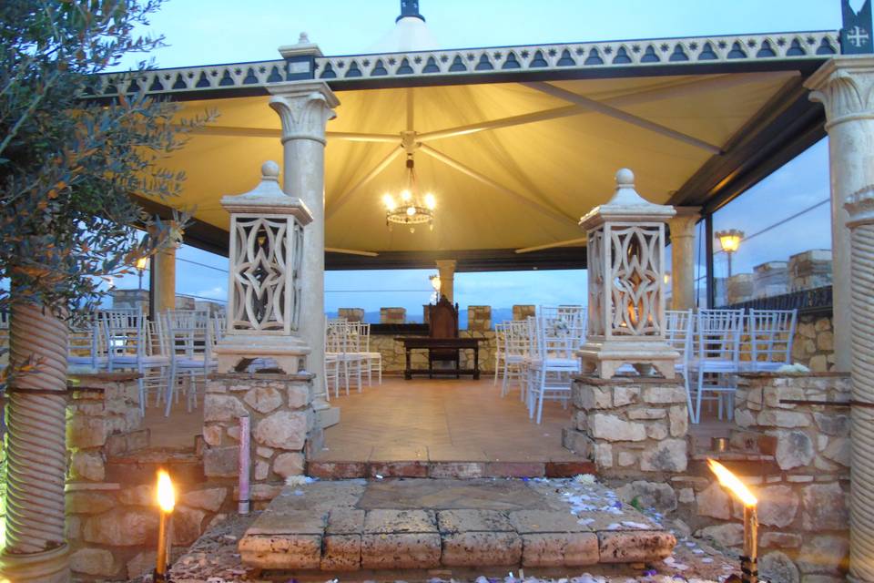 Gazebo illuminato