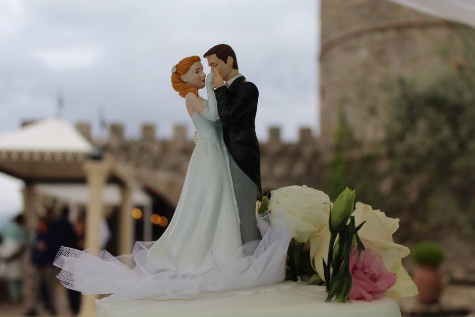 Cake topper romantici