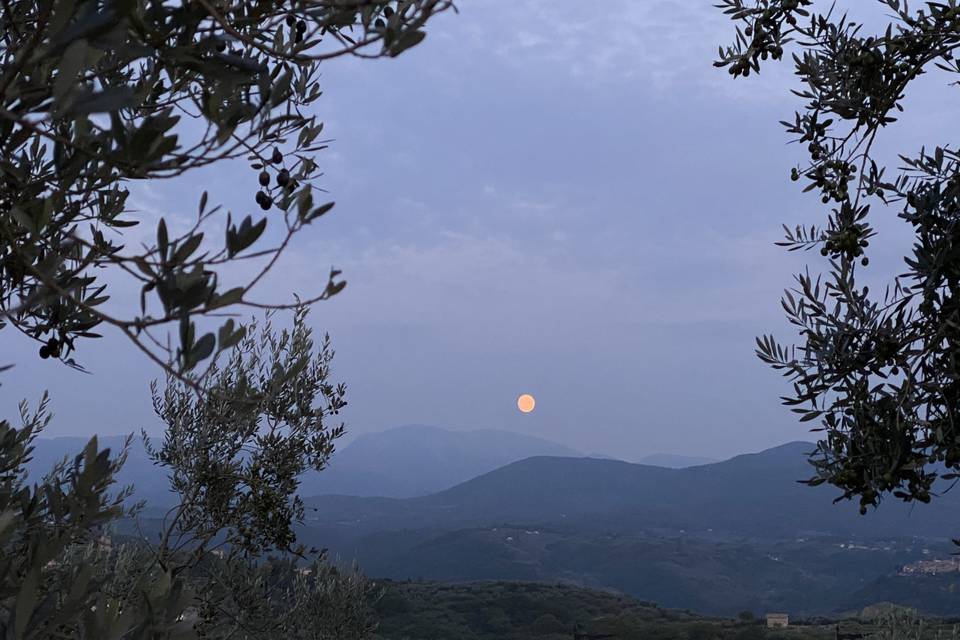 Il sorgere della luna