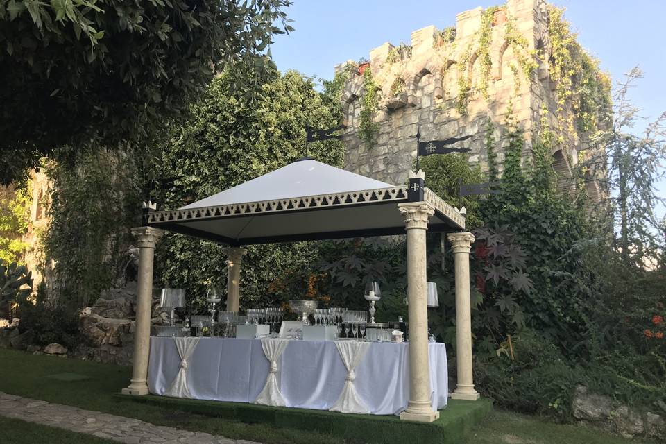 Eleganti gazebo per buffet