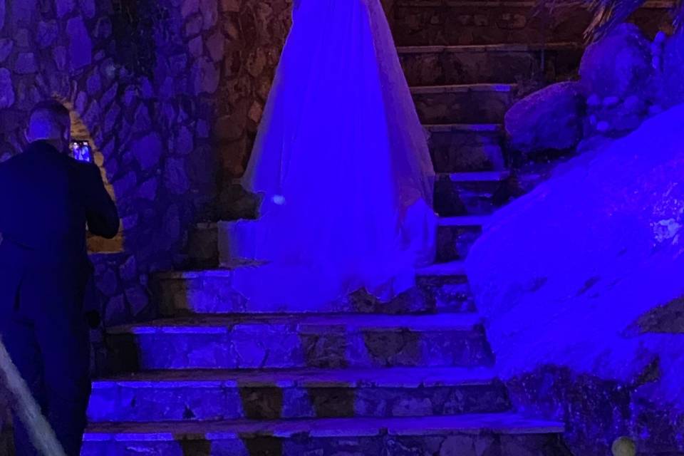 La sposa in blu