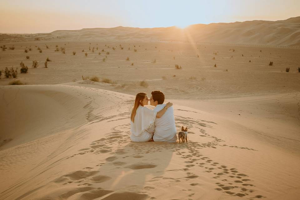 Luna di miele nel deserto