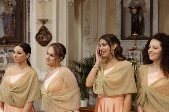 Damigelle con colore del matri