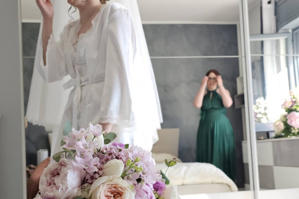 Momenti del foto book sposa