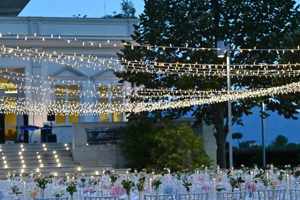 Matrimonio con cena esterna