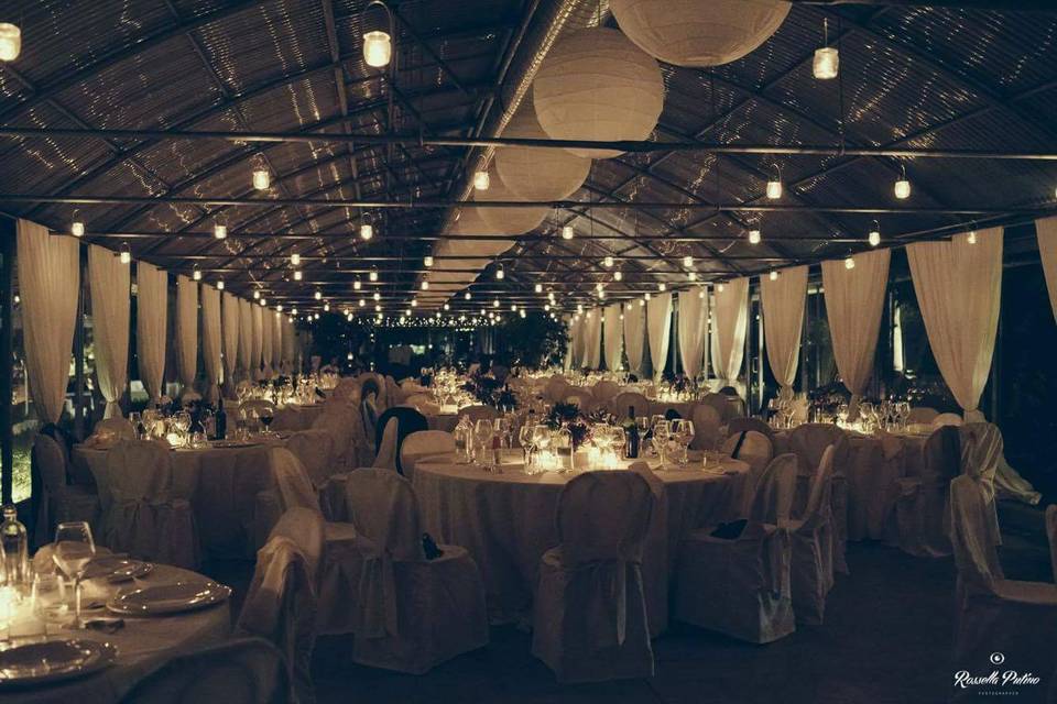 White Omnia Wedding