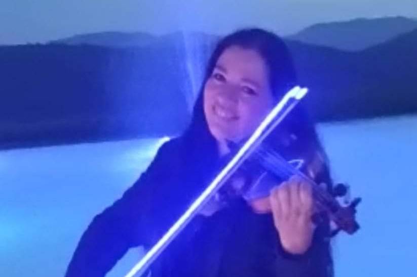 Violino illuminato