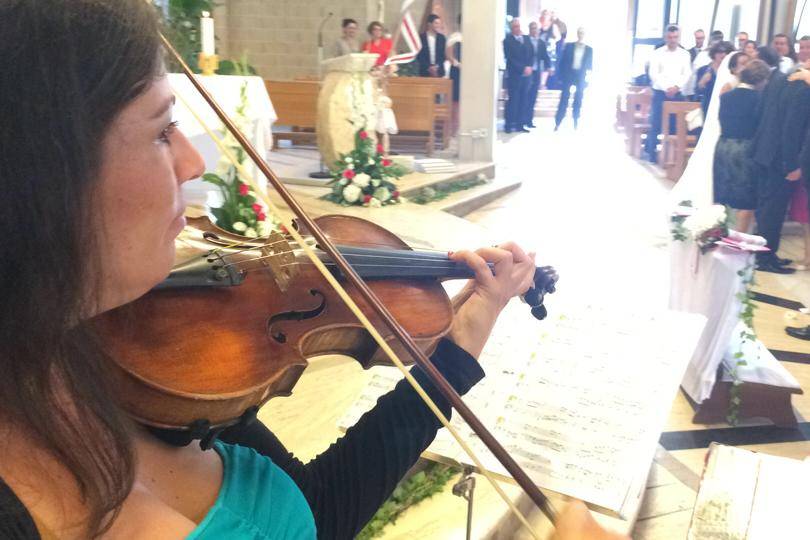 Violino in chiesa