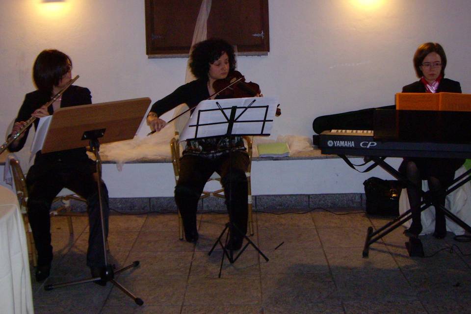 Trio piano violino flauto