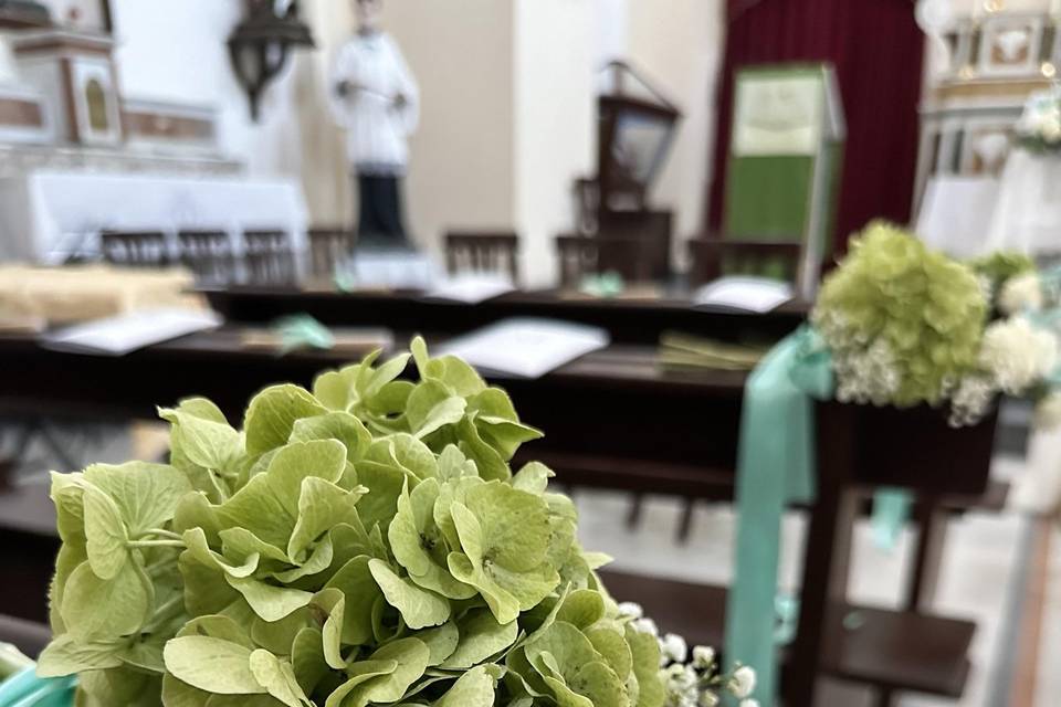 Design floreale chiesa