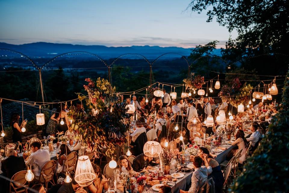 Cena giardino del Glicine