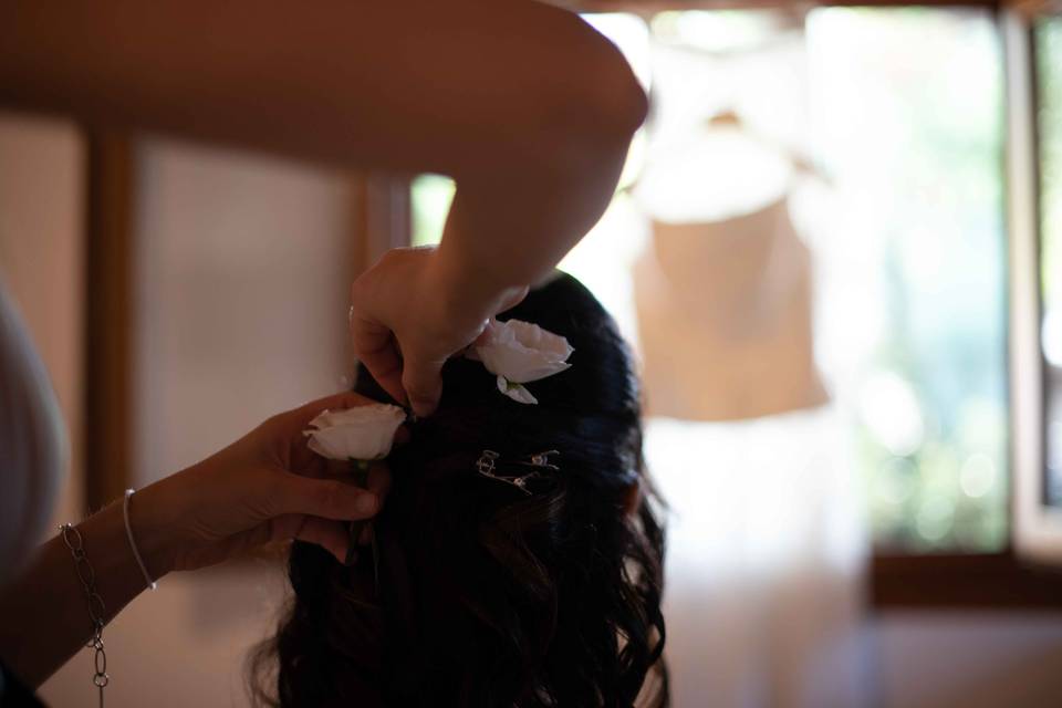 Preparazione sposa