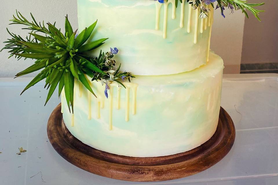 Wedding cake stile country