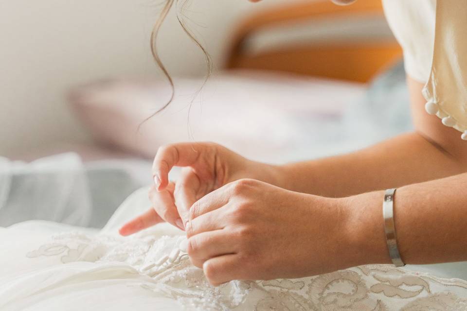 Preparazione sposa
