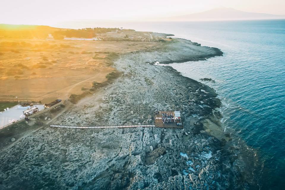 Rito su solarium fronte Mare