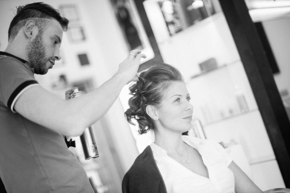 Preparazione sposa