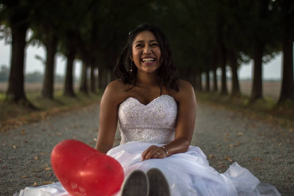 Trash the dress