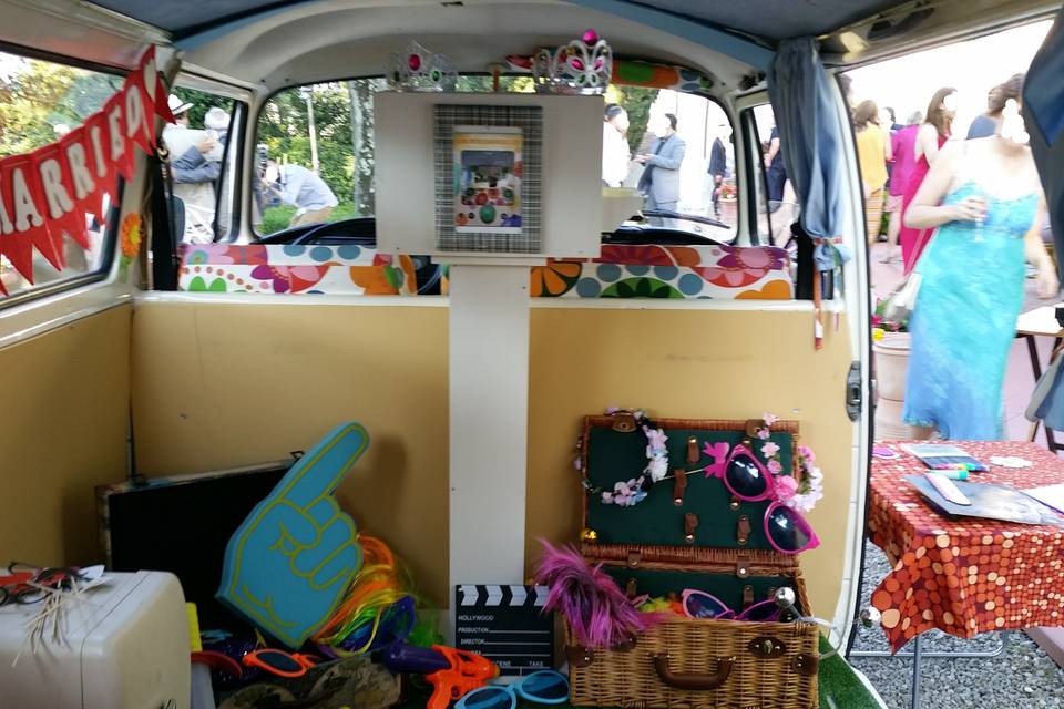 Vintage van photo booth