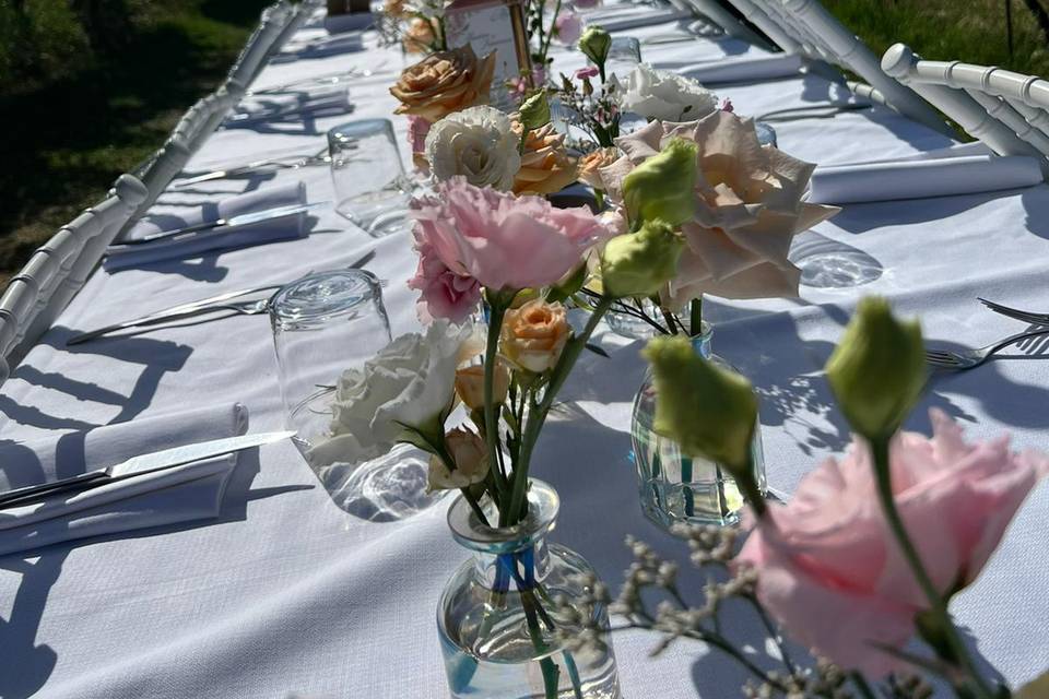 Allestimento tavoli
