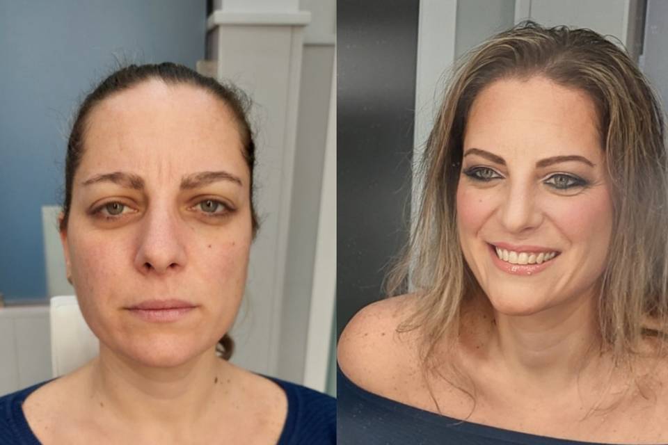 Prima e dopo make-up napoli