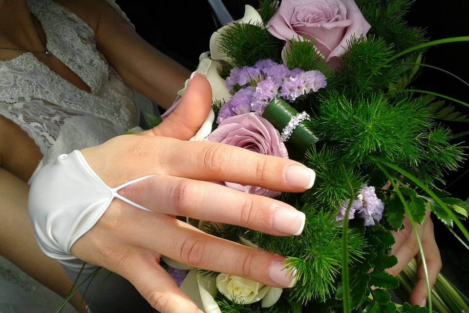 Nails art sposa