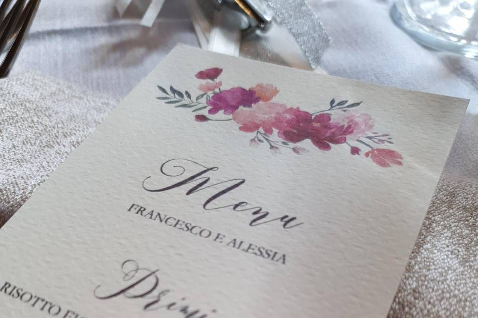 Menù matrimonio