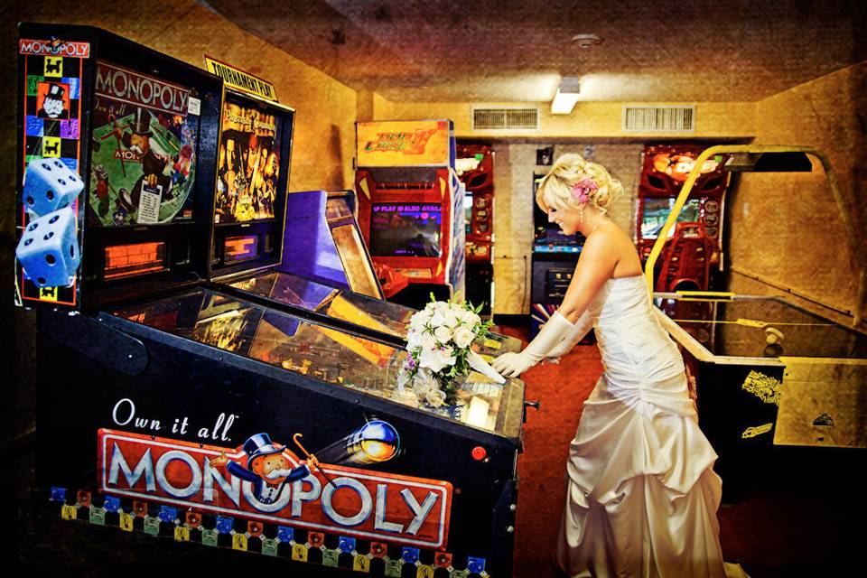 Sposa e sala giochi Matrimonio
