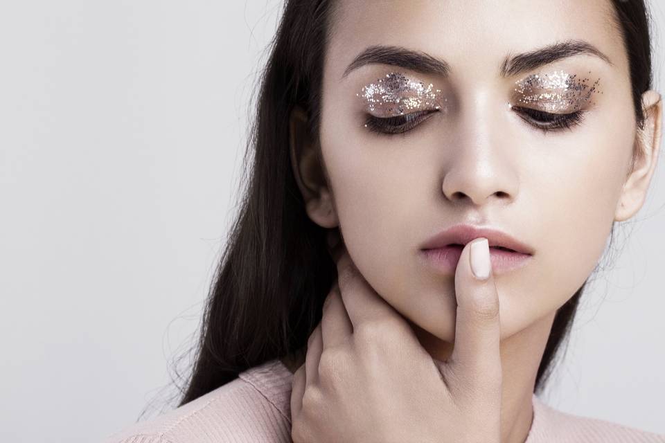 Natural Make-up con glitter