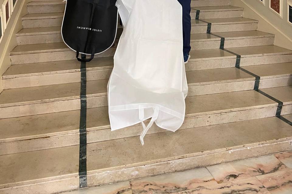 Il ritiro dell'abito!