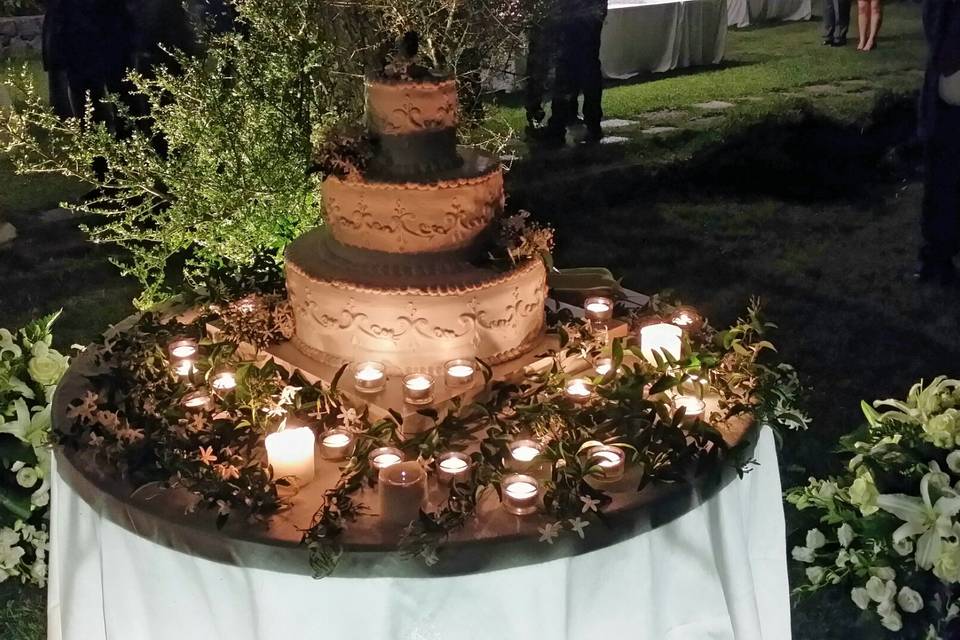 Decor wedding cake