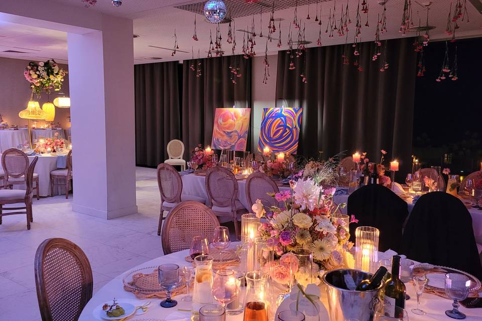 Wedding live painting