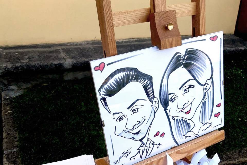 Caricaturista-Matrimonio-Nozze