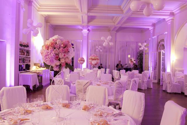 Allestimento rosa romantico
