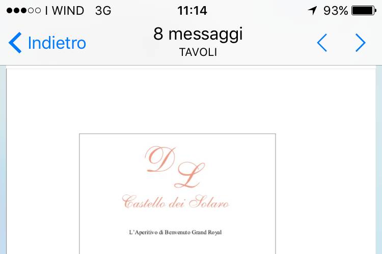 Menù personalizzati