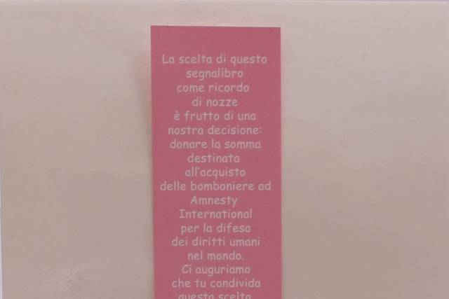 Segnalibri personalizati