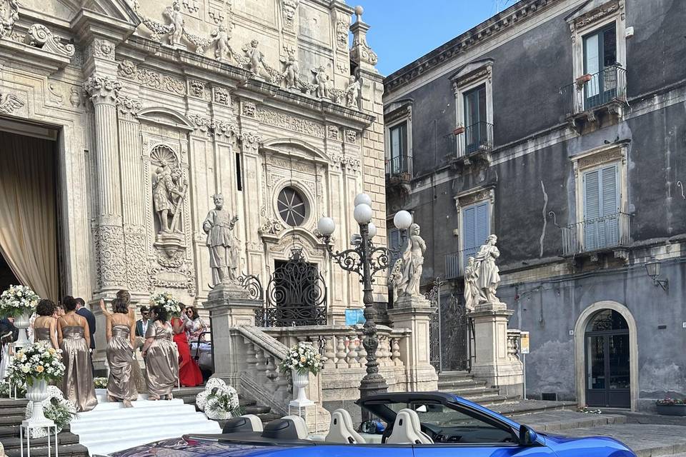 Maserati grancabrio blu